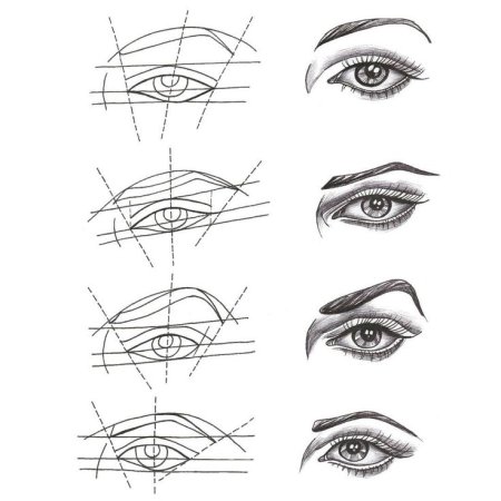 Построение бровей