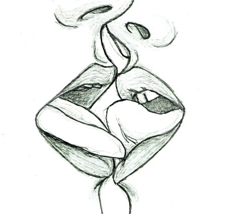 Рисунок карандашом для срисовки любовь