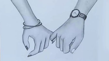 Сердечко рисунок карандашом