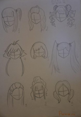 Уроки по рисованию аниме карандашом