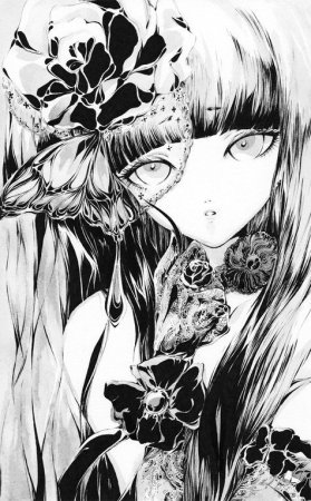 Черно белый арт