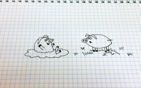 Маленькие зарисовки в тетради