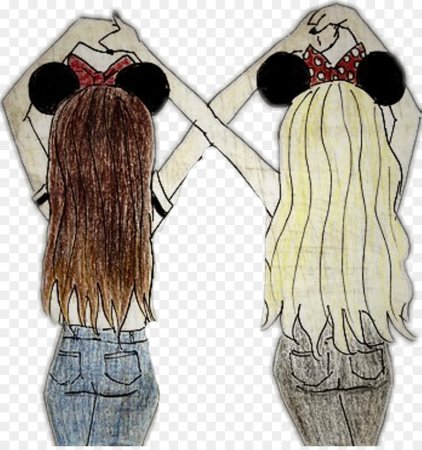 Рисунки для срисовки подруги