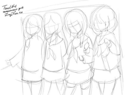 Легкий набросок для подруги