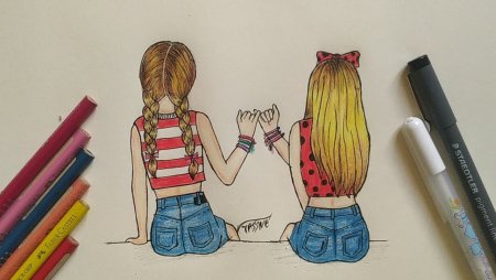 Рисунок легкий BFF