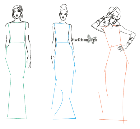 Платье карандашом для начинающих