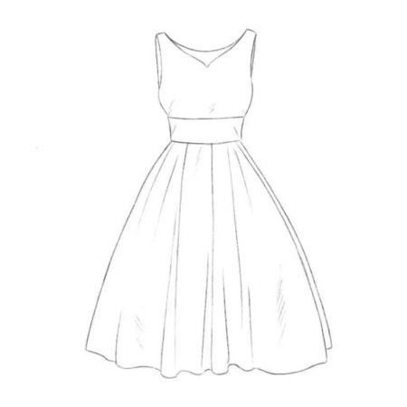 Эскизы платьев