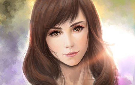 Красивые девушки с карими глазами