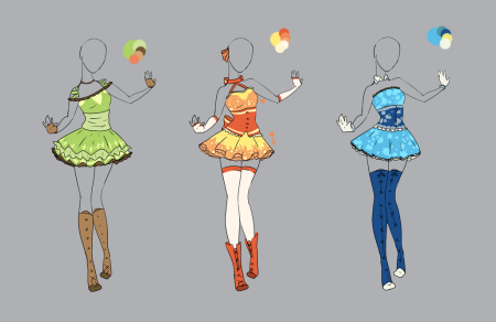 Наряды для рисования