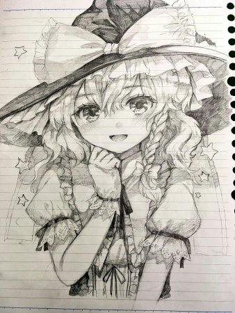 Аниме арты карандашом