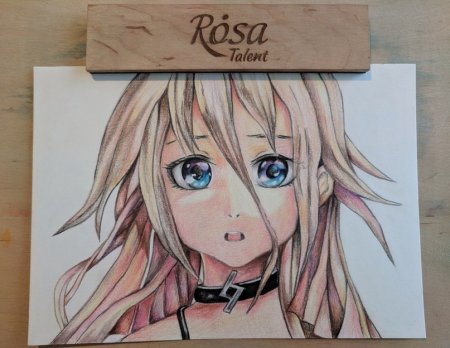 Аниме рисунки цветными карандашами