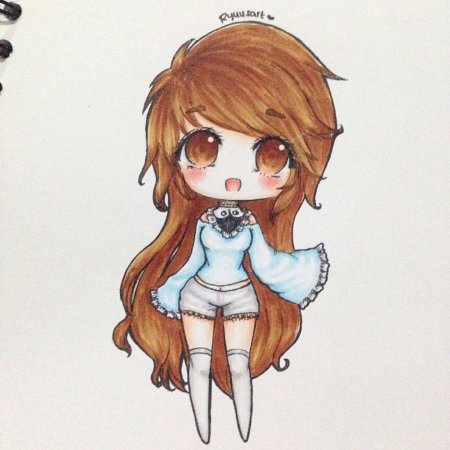 Рисунки в стиле Чиби