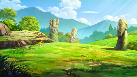 Хаяо Миядзаки пейзажи