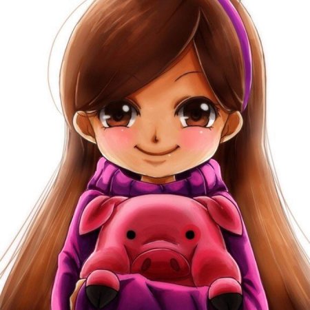 Мейбл из Гравити Фолз аниме