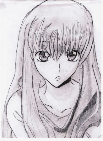 Аниме картинки карандашом легкие