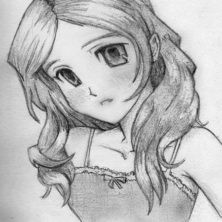 Аниме рисунки карандашом
