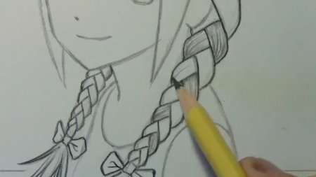 Картинки аниме девочек для срисовки