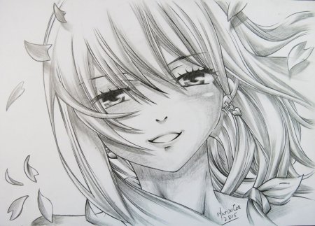 Аниме карандашом