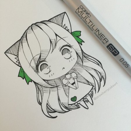 Рисунки для срисовки в скетчбук аниме