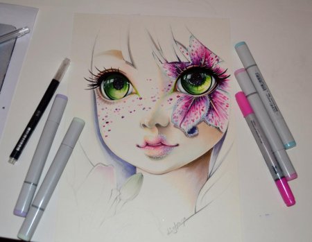 Рисование арт маркерами