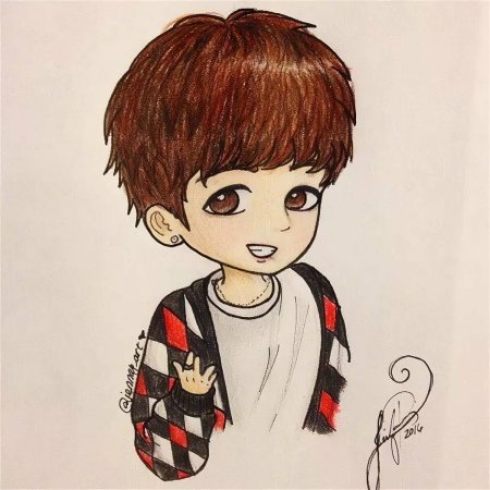 Чиби мальчик БТС