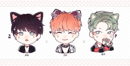 BTS рисунки Чиби Шуга