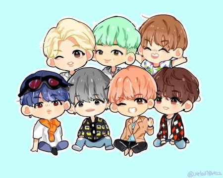 Группа BTS Чиби