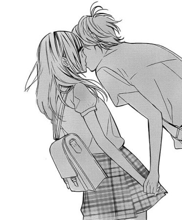 Аниме парень и девушка для срисовки