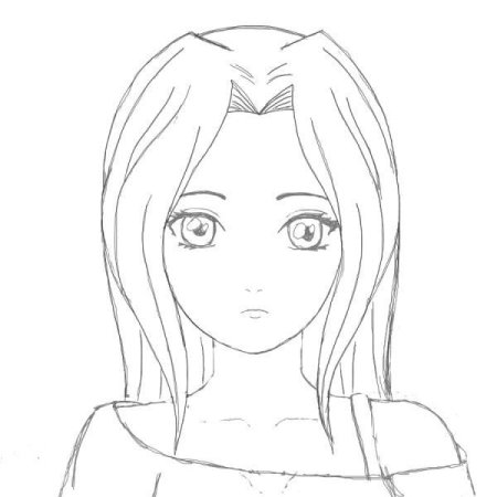 Аниме картинки для срисовки