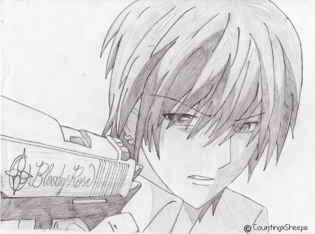 Аниме парни для срисовки карандашом