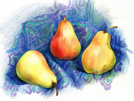 Рисование цветными карандашами