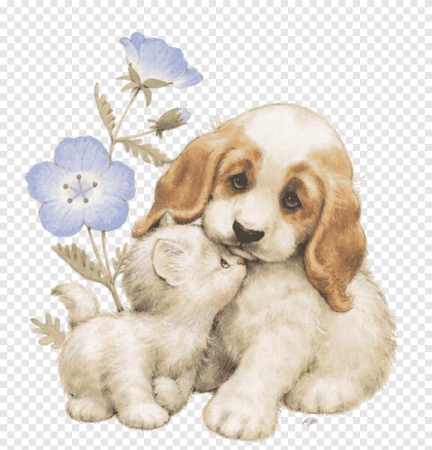 Открытка с щенком