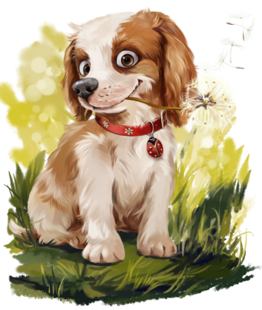 Щенок рисунок