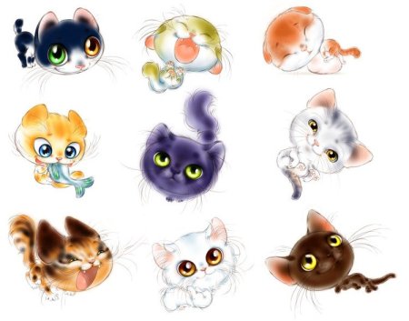Рисунки котенки