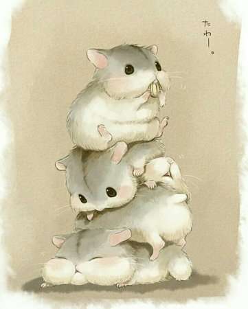 Милые мультяшные животные