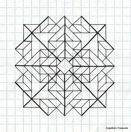 Узоры по клеточкам простым карандашом