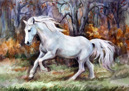 Лошадь карандашом