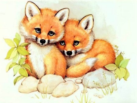 Лисенок иллюстрация