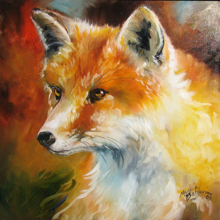Художник Marcia Baldwin Лисичка