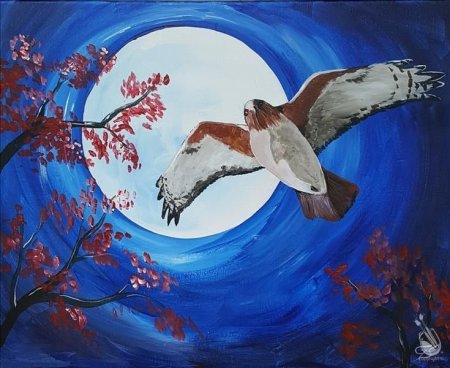 Овчарка акварелью