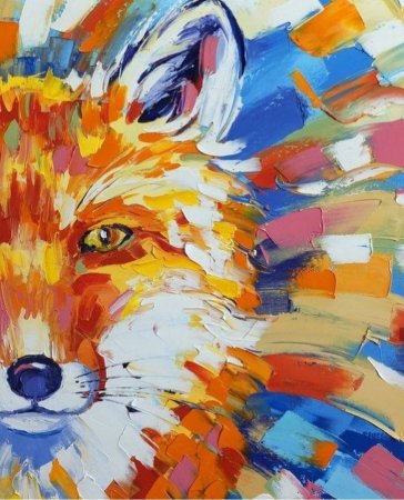 Фламинго живопись акрилом