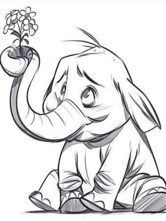 Рисунки животных легкие для срисовки