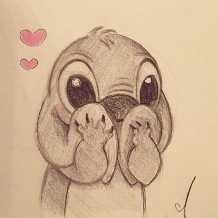 Милые животные карандашом