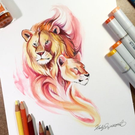 Иллюстрации Кэти Липскомб Лев