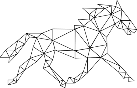 Животные из геометрических фигур