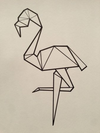 Животные геометрическими фигурами