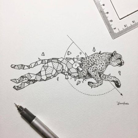 Простые рисунки цветными ручками