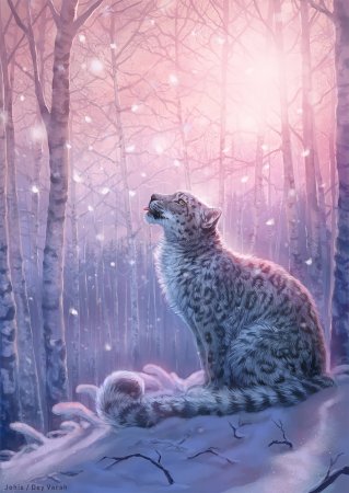 Коты Воители снежный Барс