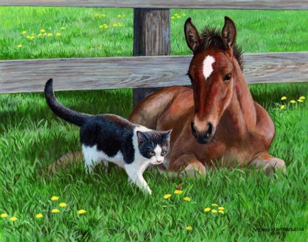 Эдгар Хант картина Скотный двор