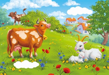 Кошка и собака рисунок